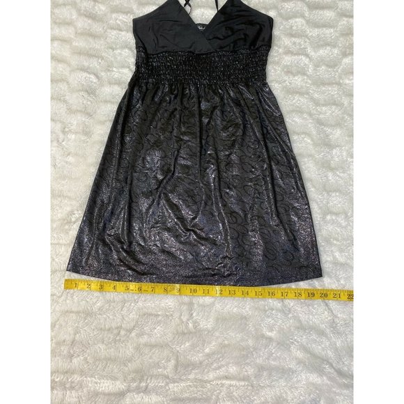 Seductions Sz M One Piece Lingerie Womens Medium Sexy Babydoll Dress Black - Picture 5 of 10